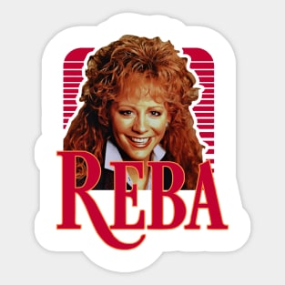 Reba McEntire // 80s Fan Retro REBA Sticker
